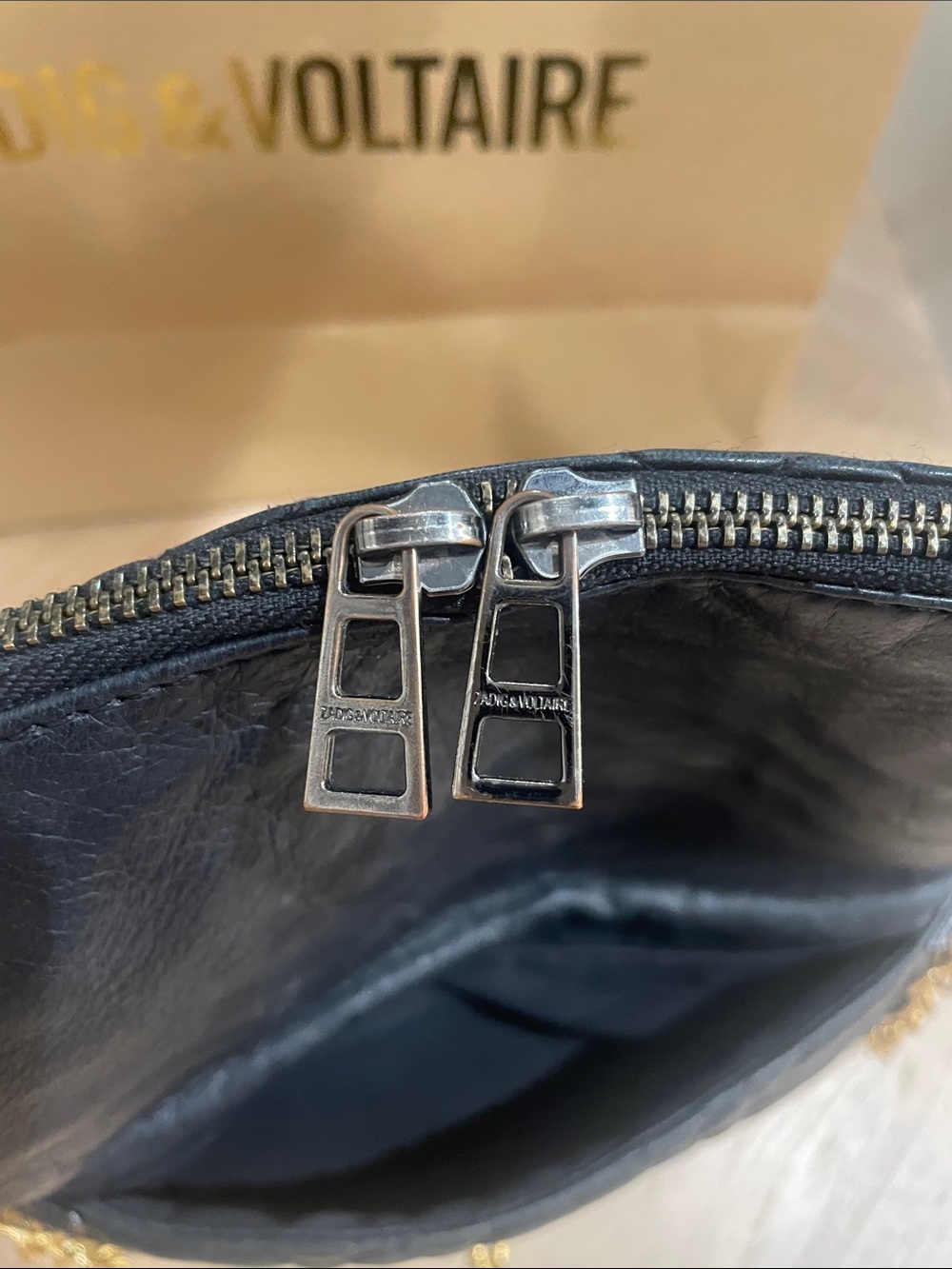 Zadig & Voltaire Black Rock Cross-Body Bag - Picture 5 of 9